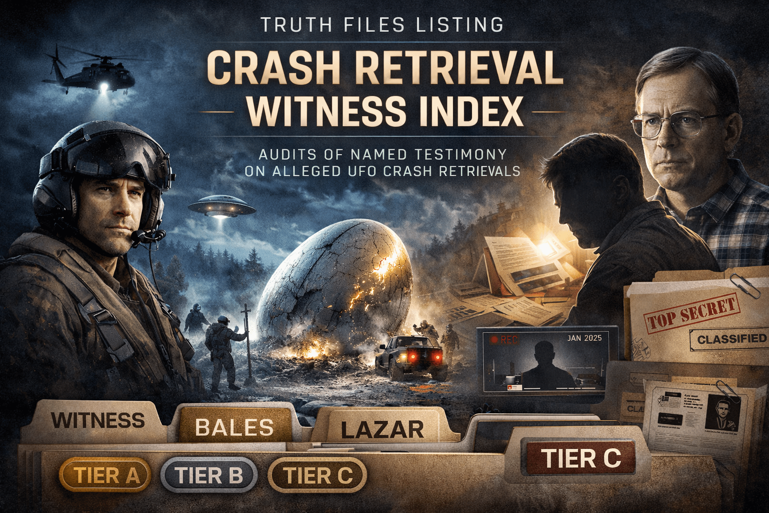 CRASH RETRIEVAL WITNESS INDEX | The Truth Files